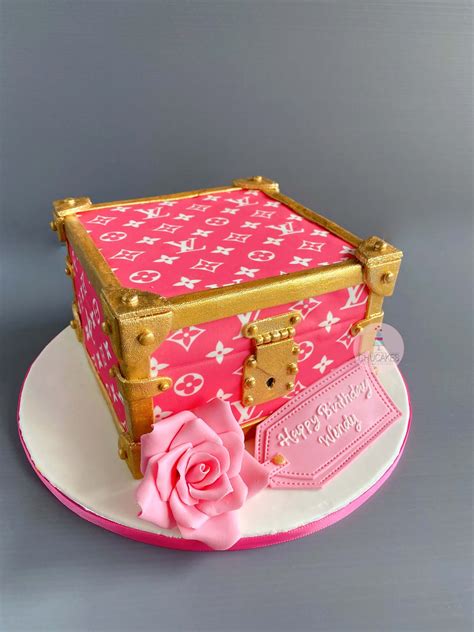 louis vuitton birthday cake price|louis vuitton stencil for cakes.